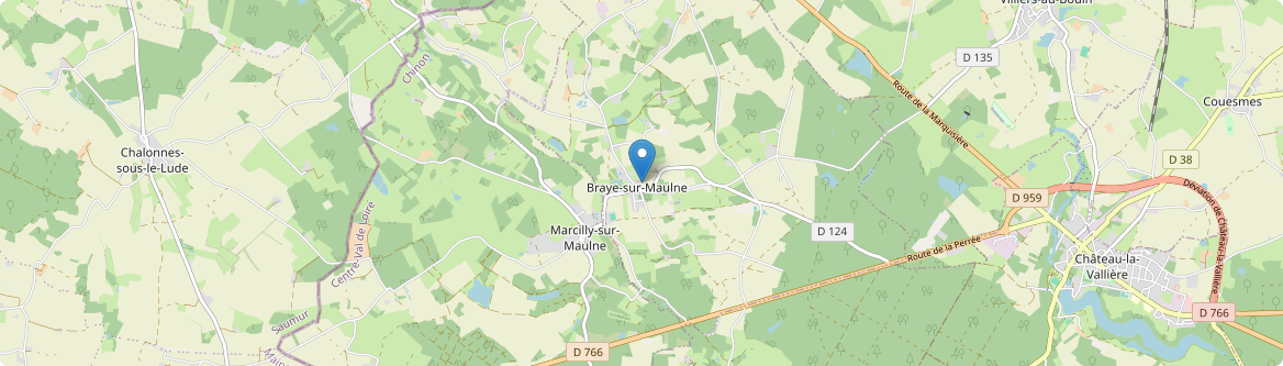 Braye-sur-Maulne - Carte