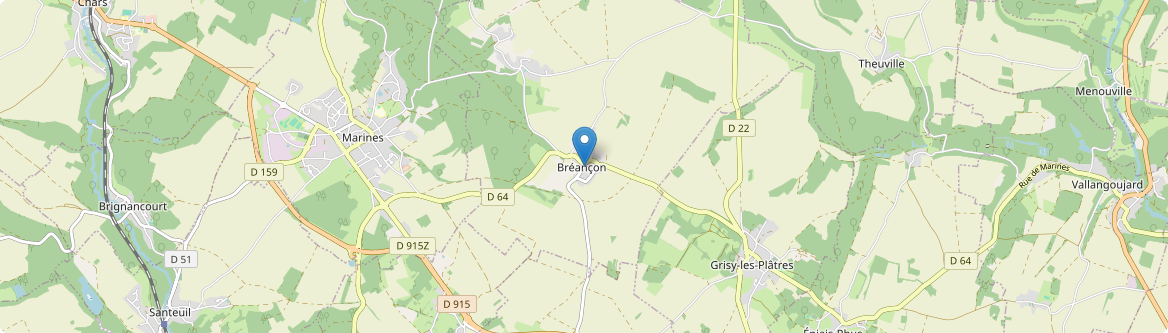 Bréançon - Carte