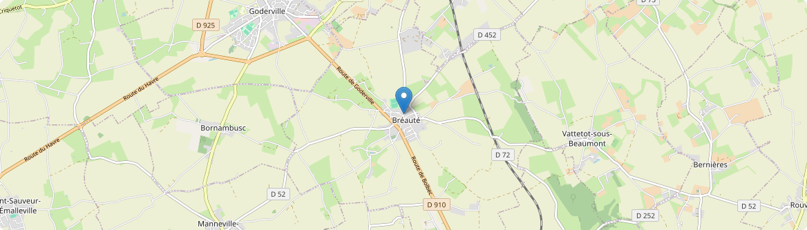 Bréauté - Carte