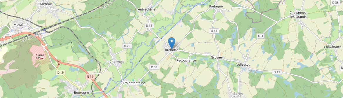 Brebotte - Carte