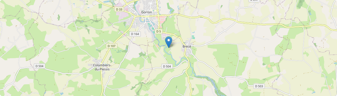 Brecé - Carte