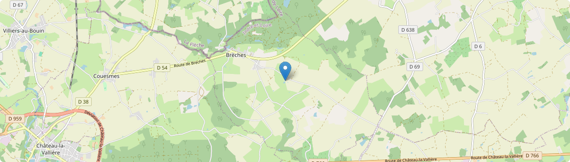 Brèches - Carte