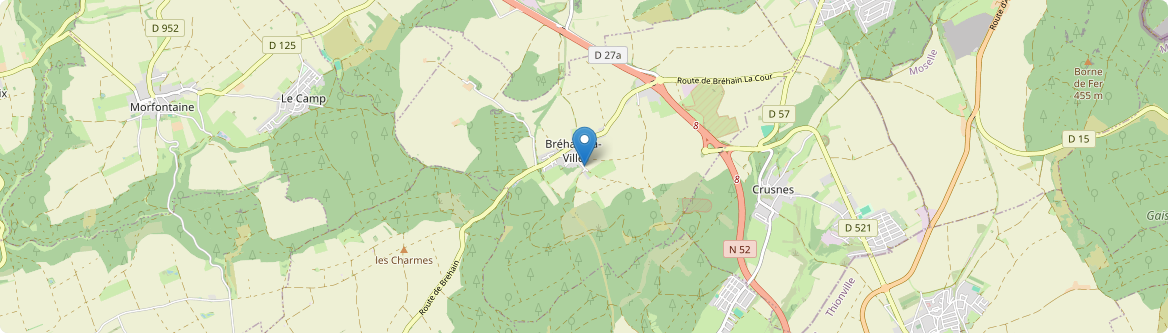 Bréhain-la-Ville - Carte