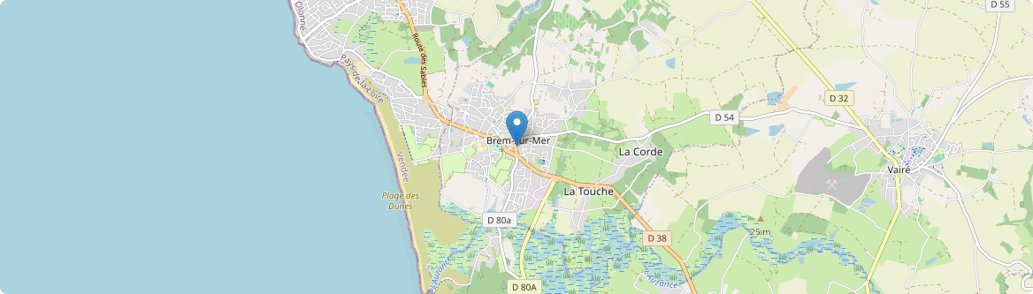 Brem-sur-Mer - Carte