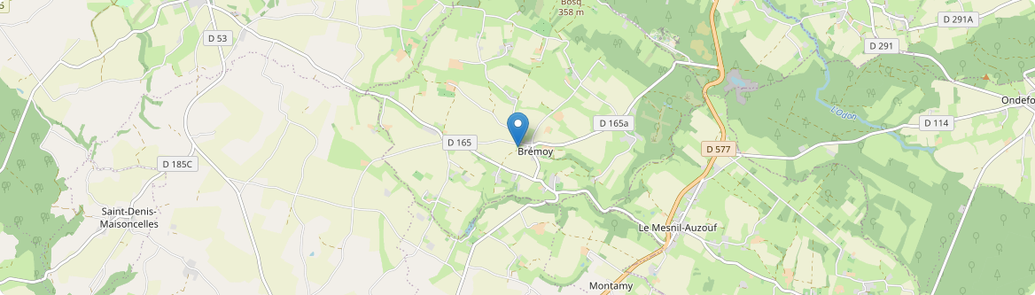 Brémoy - Carte