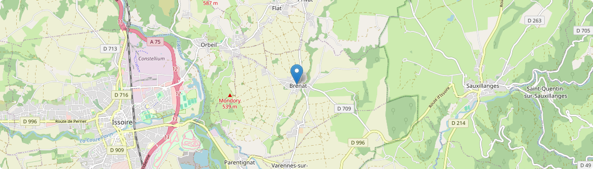 Brenat - Carte