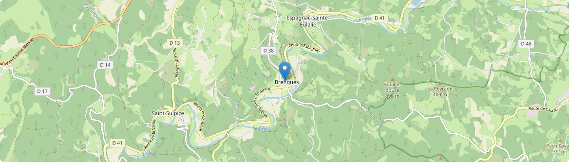 Brengues - Carte