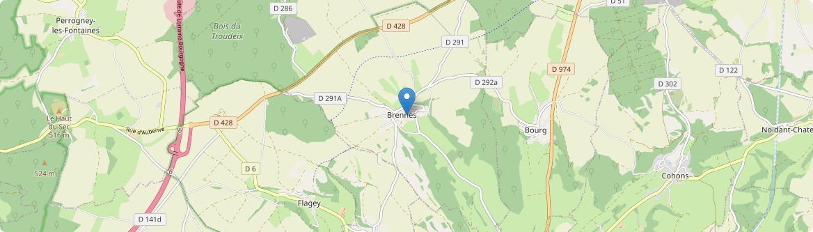 Brennes - Carte