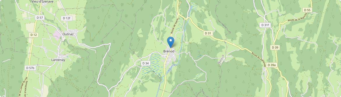 Brénod - Carte