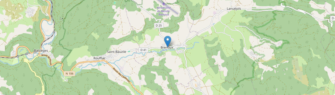 Brenoux - Carte