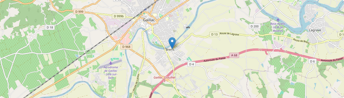 Brens - Carte
