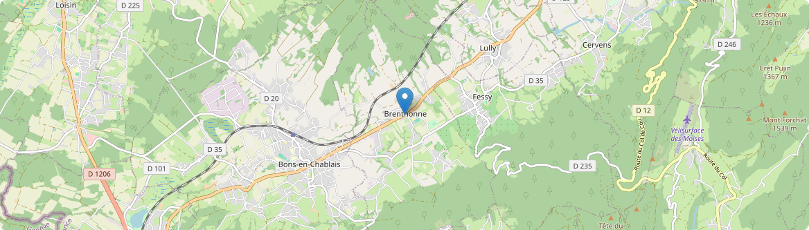 Brenthonne - Carte