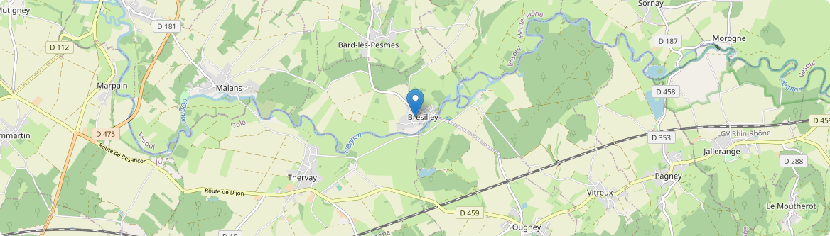 Bresilley - Carte