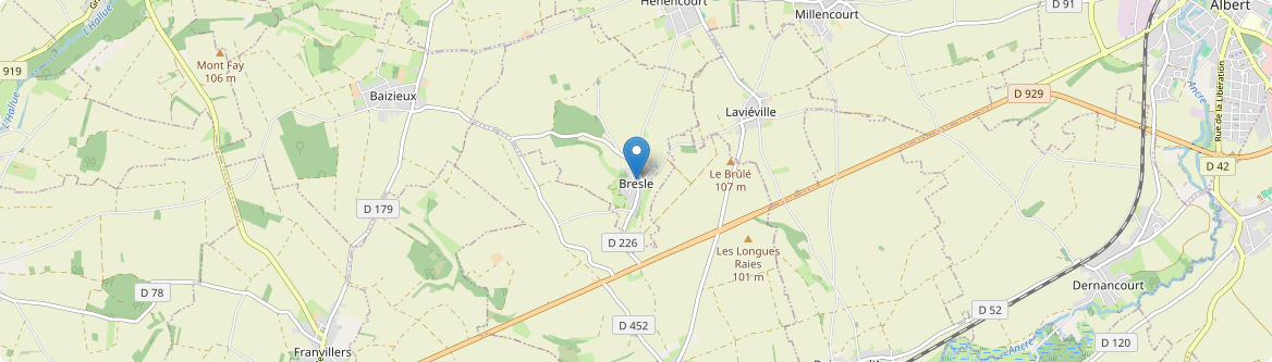 Bresle - Carte