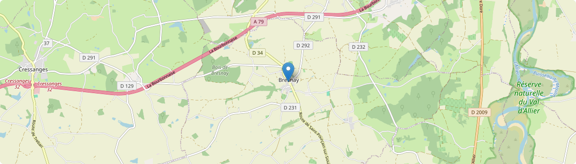 Bresnay - Carte
