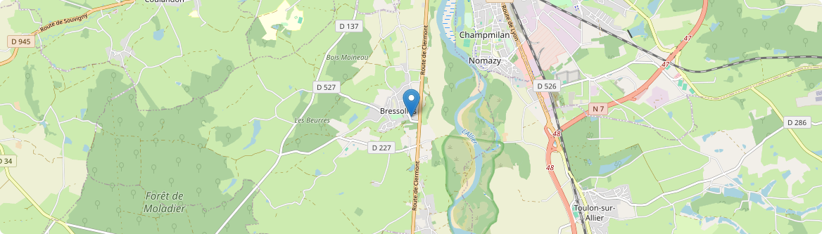 Bressolles - Carte