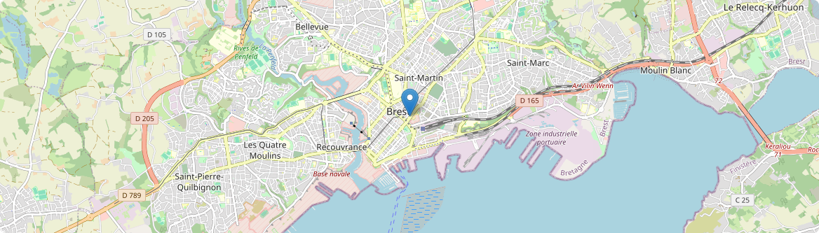 Brest - Carte