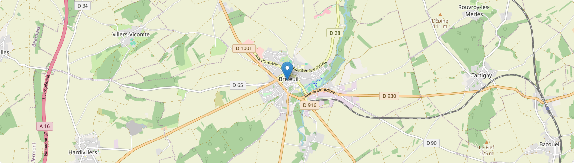 Breteuil - Carte