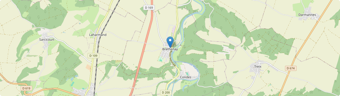Brethenay - Carte