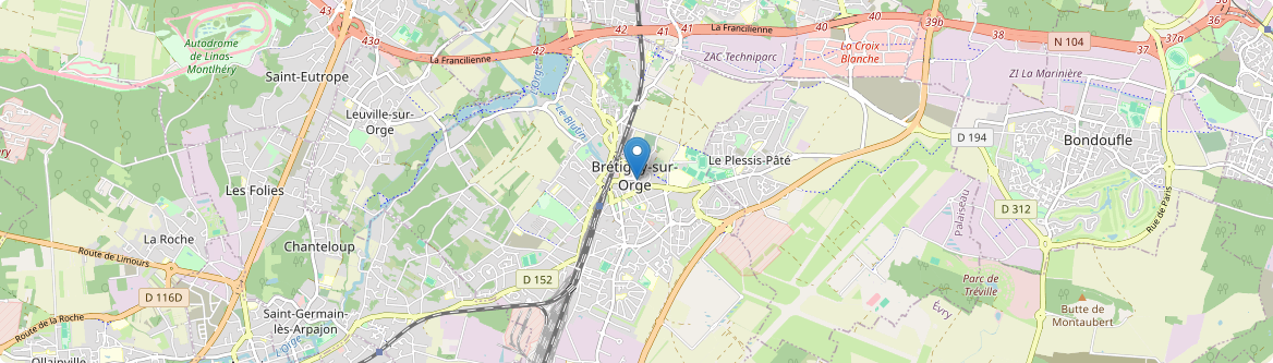 Brétigny-sur-Orge - Carte