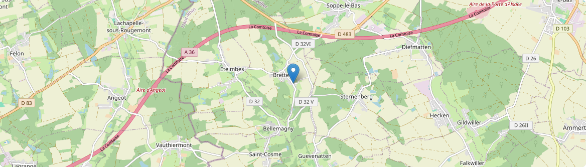 Bretten - Carte