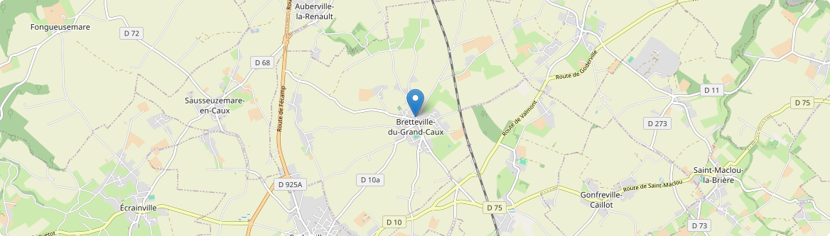 Bretteville-du-Grand-Caux - Carte