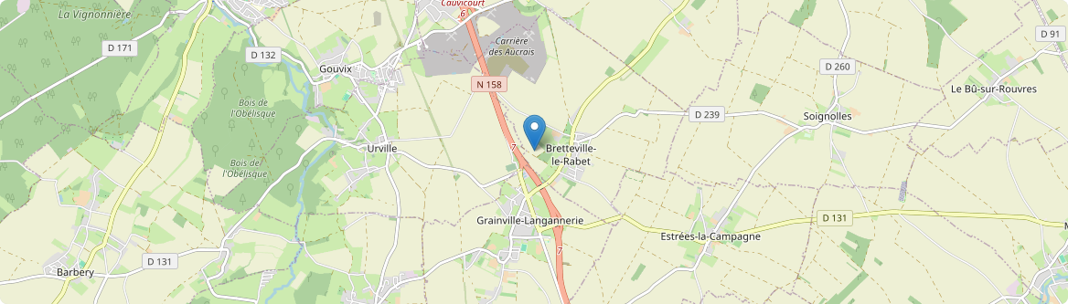 Bretteville-le-Rabet - Carte