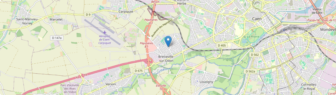 Bretteville-sur-Odon - Carte