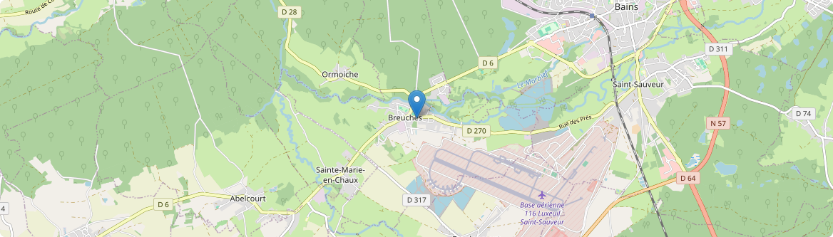 Breuches - Carte