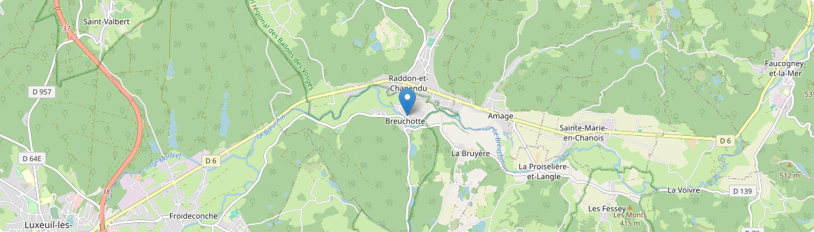 Breuchotte - Carte
