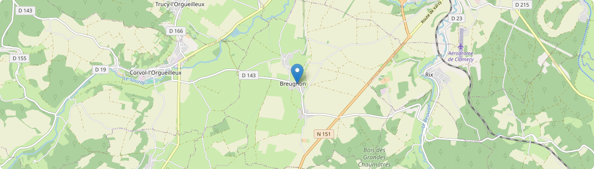 Breugnon - Carte