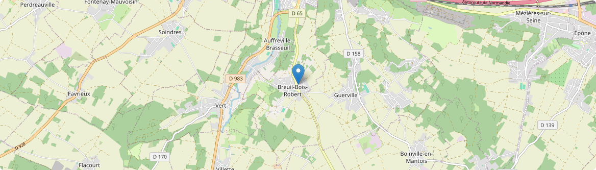 Breuil-Bois-Robert - Carte