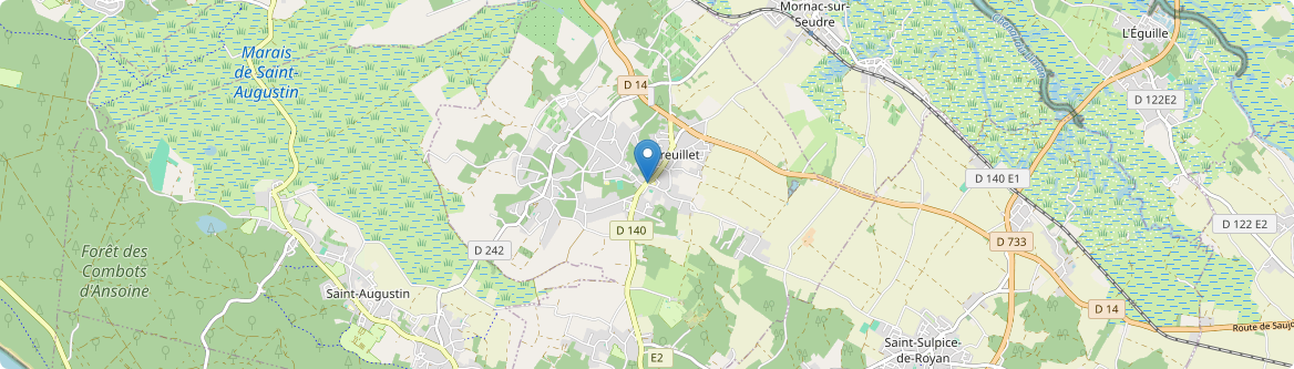 Breuillet - Carte