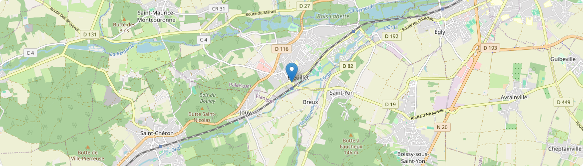 Breuillet - Carte
