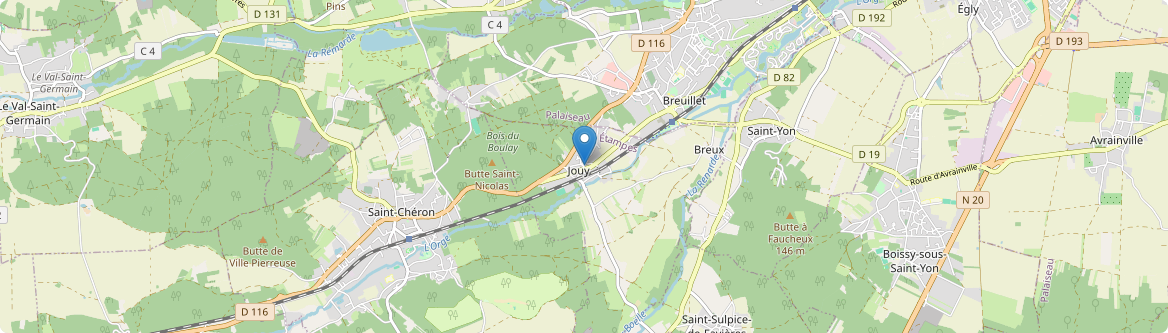 Breux-Jouy - Carte