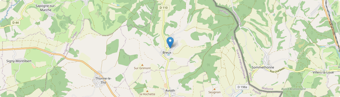Breux - Carte