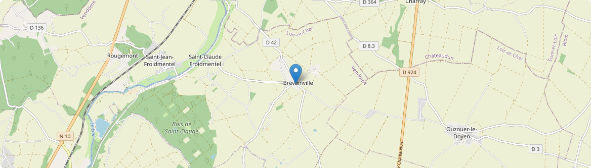 Brévainville - Carte