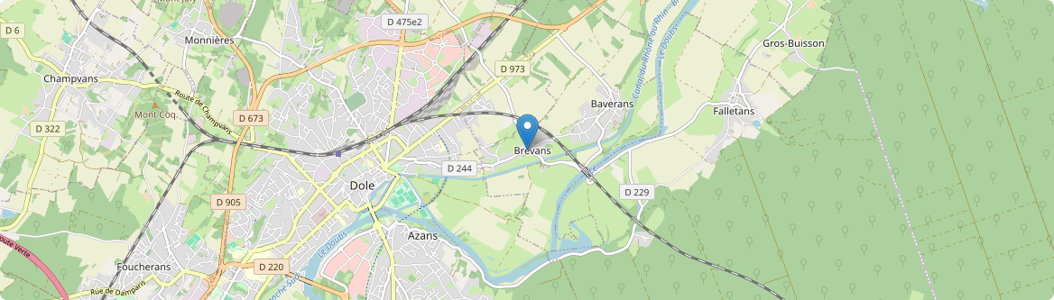 Brevans - Carte