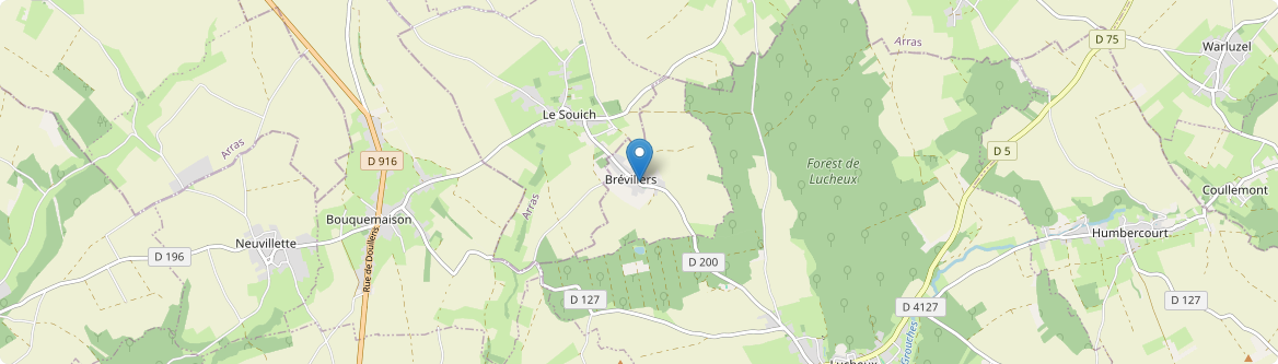 Brévillers - Carte