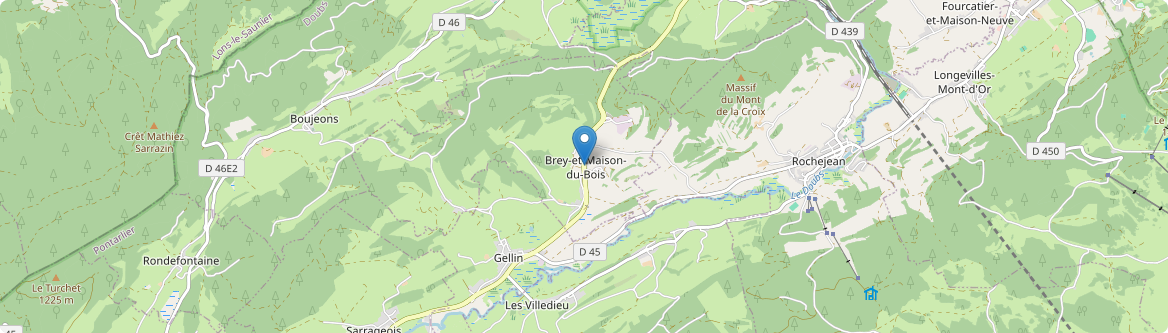 Brey-et-Maison-du-Bois - Carte