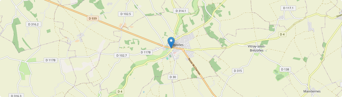 Brezolles - Carte