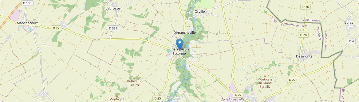 Briarres-sur-Essonne - Carte