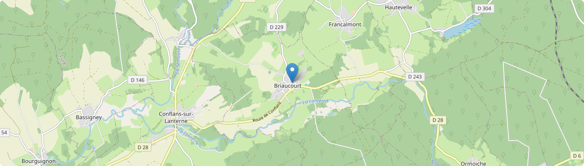 Briaucourt - Carte