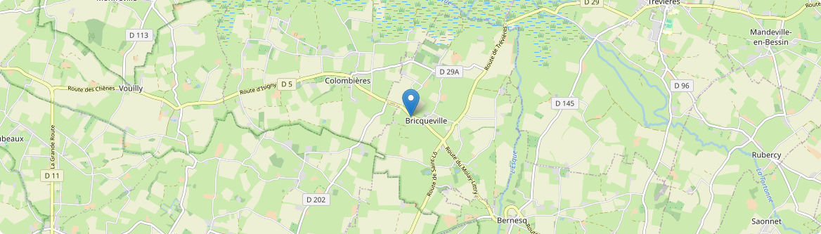 Bricqueville - Carte