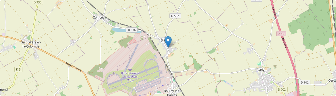 Bricy - Carte