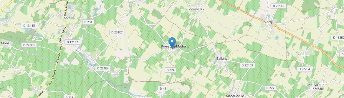Brie-sous-Matha - Carte