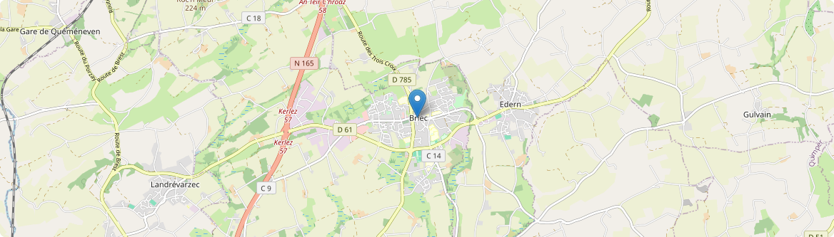 Briec - Carte