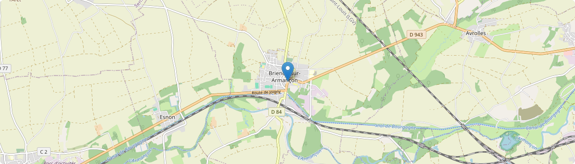 Brienon-sur-Armançon - Carte
