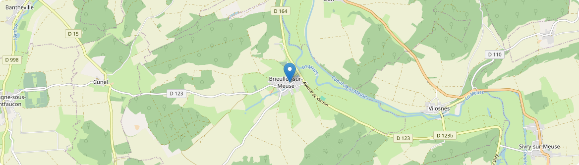 Brieulles-sur-Meuse - Carte