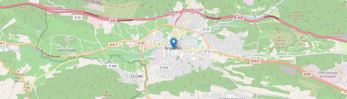 Brignoles - Carte